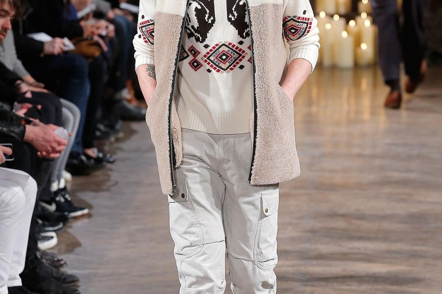 N.Y. Fashion Week Billy Reid makes a blanket statement Los